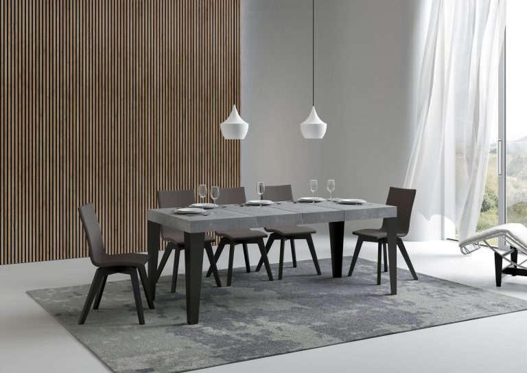 Flame Premium Extendable Table P.120 - Anthracite Frame