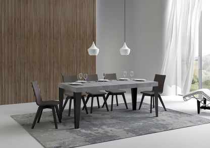 Flame Premium extendable table with anthracite legs and frame