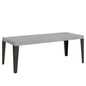 Flame Premium extendable table with anthracite legs and frame