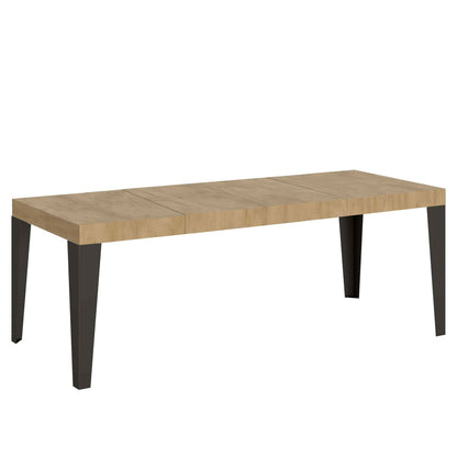 Flame Premium extendable table with anthracite legs and frame