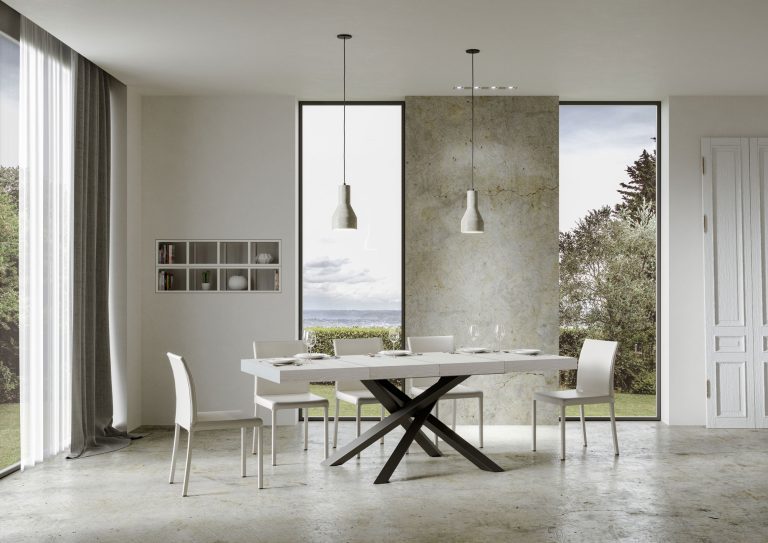Ausziehbarer Tisch Volantis Elite T.90 – Gestell Anthrazit