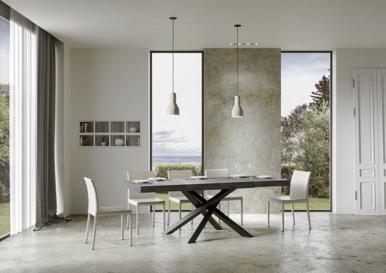 Ausziehbarer Tisch Volantis Elite T.90 – Gestell Anthrazit