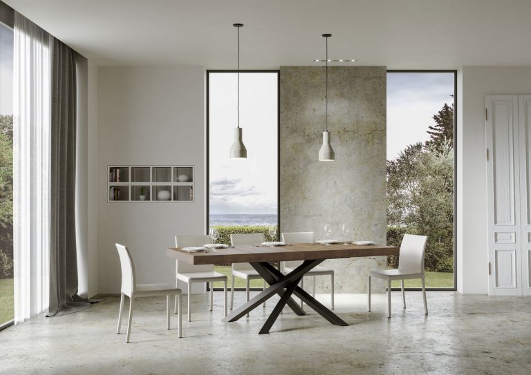 Ausziehbarer Tisch Volantis Elite T.90 – Gestell Anthrazit