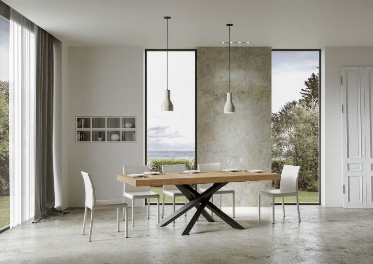Ausziehbarer Tisch Volantis Elite T.90 – Gestell Anthrazit