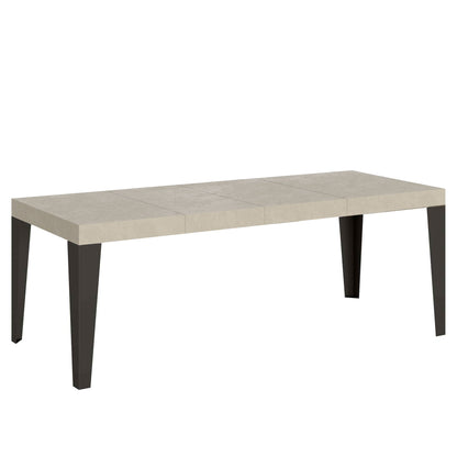 Flame Premium extendable table with anthracite legs and frame