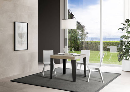 Flame Premium extendable table with anthracite legs and frame