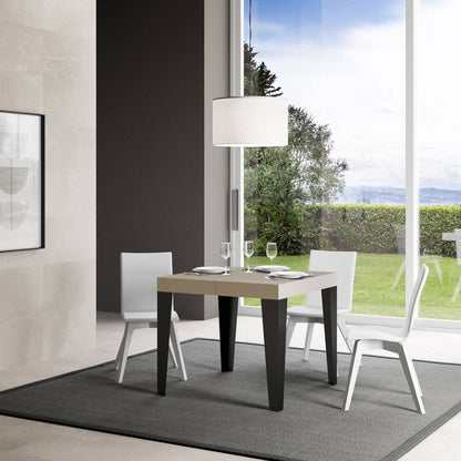 Flame Premium extendable table with anthracite legs and frame