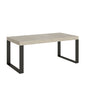 Tecno Premium extendable table with frame and legs in various finishes