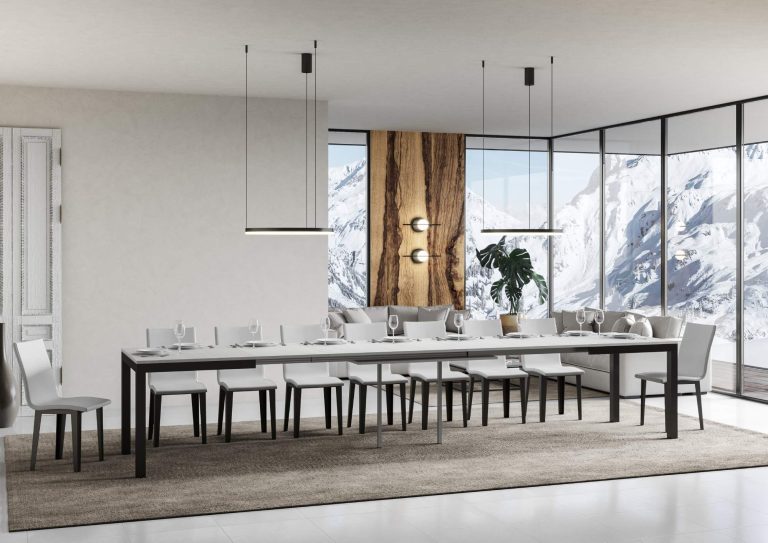 Tavolo Estensibile Everyday Evolution P.90 - Design Multifunzionale e Stile Essenziale