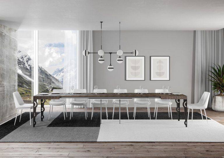 Extendable Table Karamay D.90 - Anthracite Frame