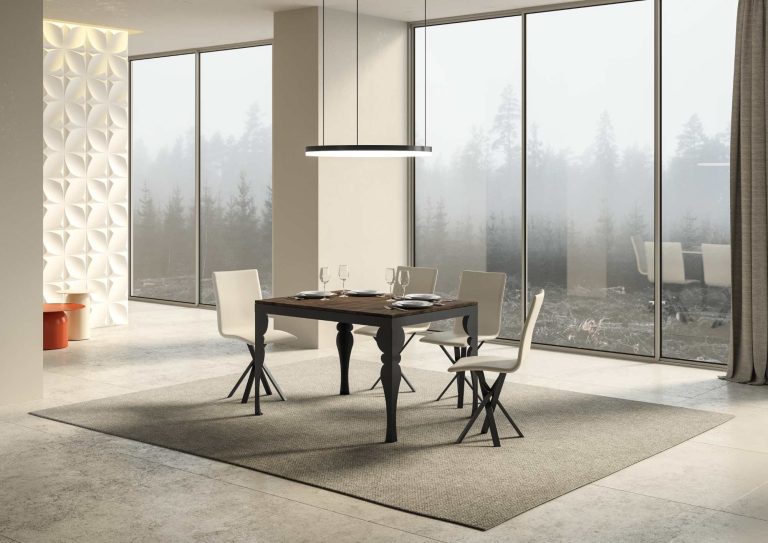 Ausziehbarer Tisch Paxon Evolution T.90 - Anthrazitgestell