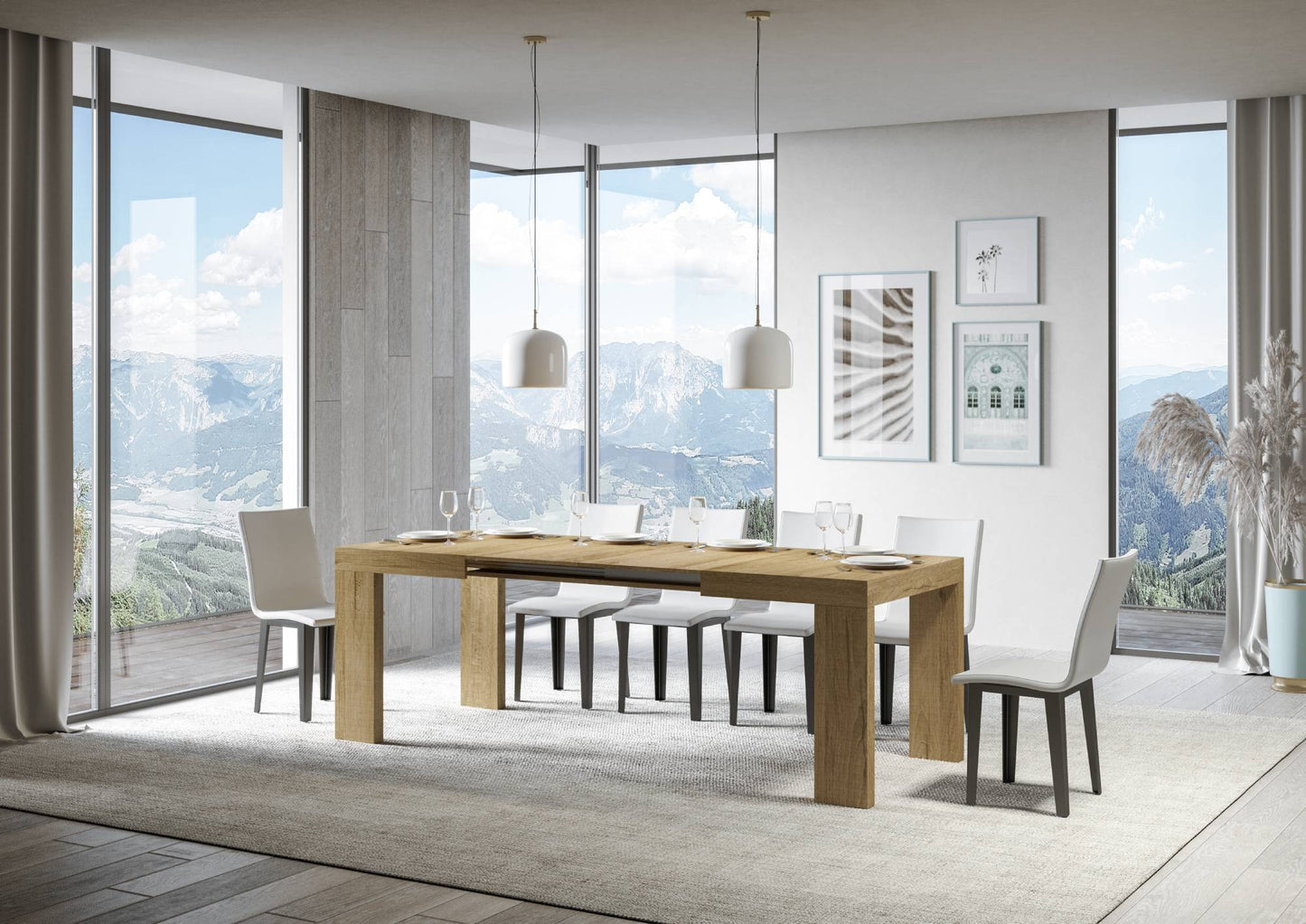 Tavolo Allungabile Multifunzionale Roxell - Varietà di Colori Disponibili