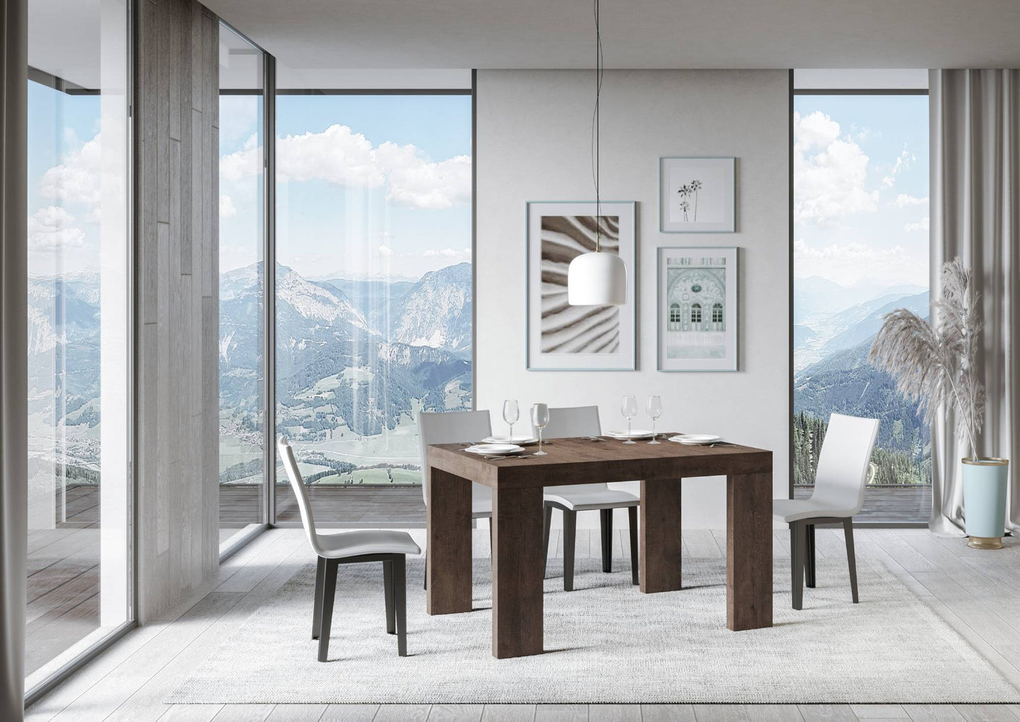 Tavolo estensibile 90x130/390 cm Roxell