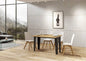 Tavolo Estensibile Flame Double P.90 - Design Pratico e Funzionale