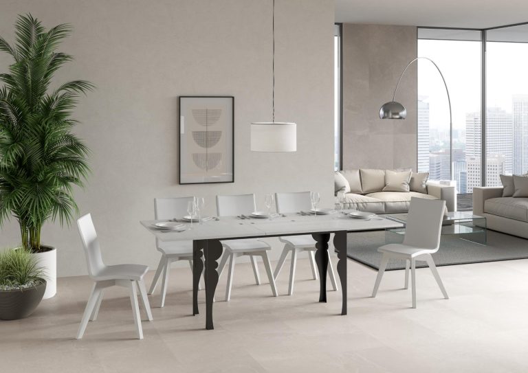 Ausziehbarer Tisch Paxon Double 120x90 cm