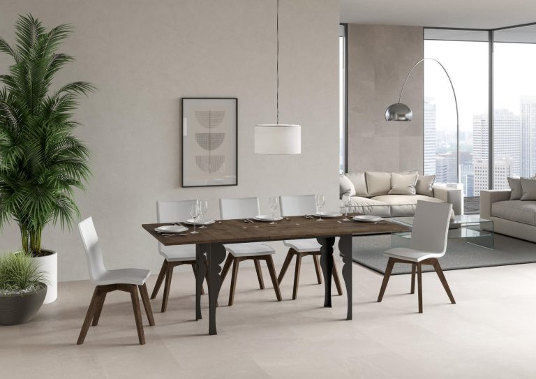 Ausziehbarer Tisch Paxon Double 120x90 cm