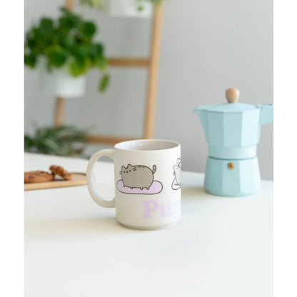 Pusheen - Purrito Tasse, Keramik, 350 ml, Becher, Gadget, Geschenkidee Katze
