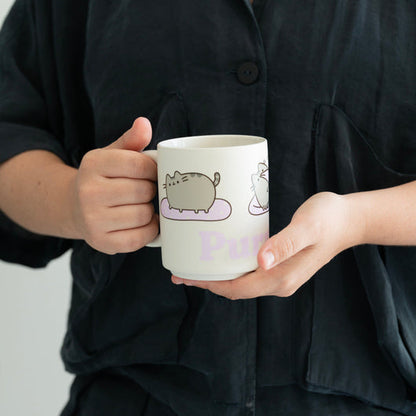 Pusheen - Purrito Tasse, Keramik, 350 ml, Becher, Gadget, Geschenkidee Katze