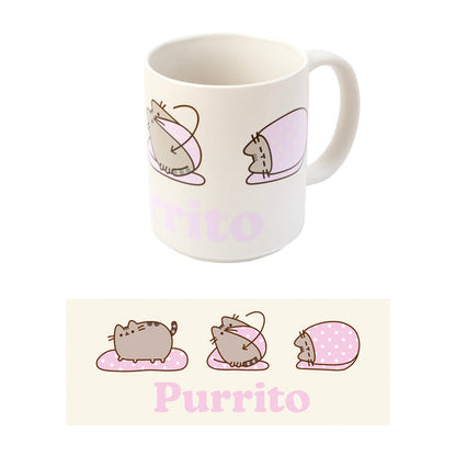 Pusheen - Purrito Tasse, Keramik, 350 ml, Becher, Gadget, Geschenkidee Katze