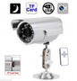 Security Camera Remote Control Recording Micro SD Infrared LEDs