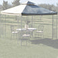 Replacement gazebo canopy 3x3m with airvent, white