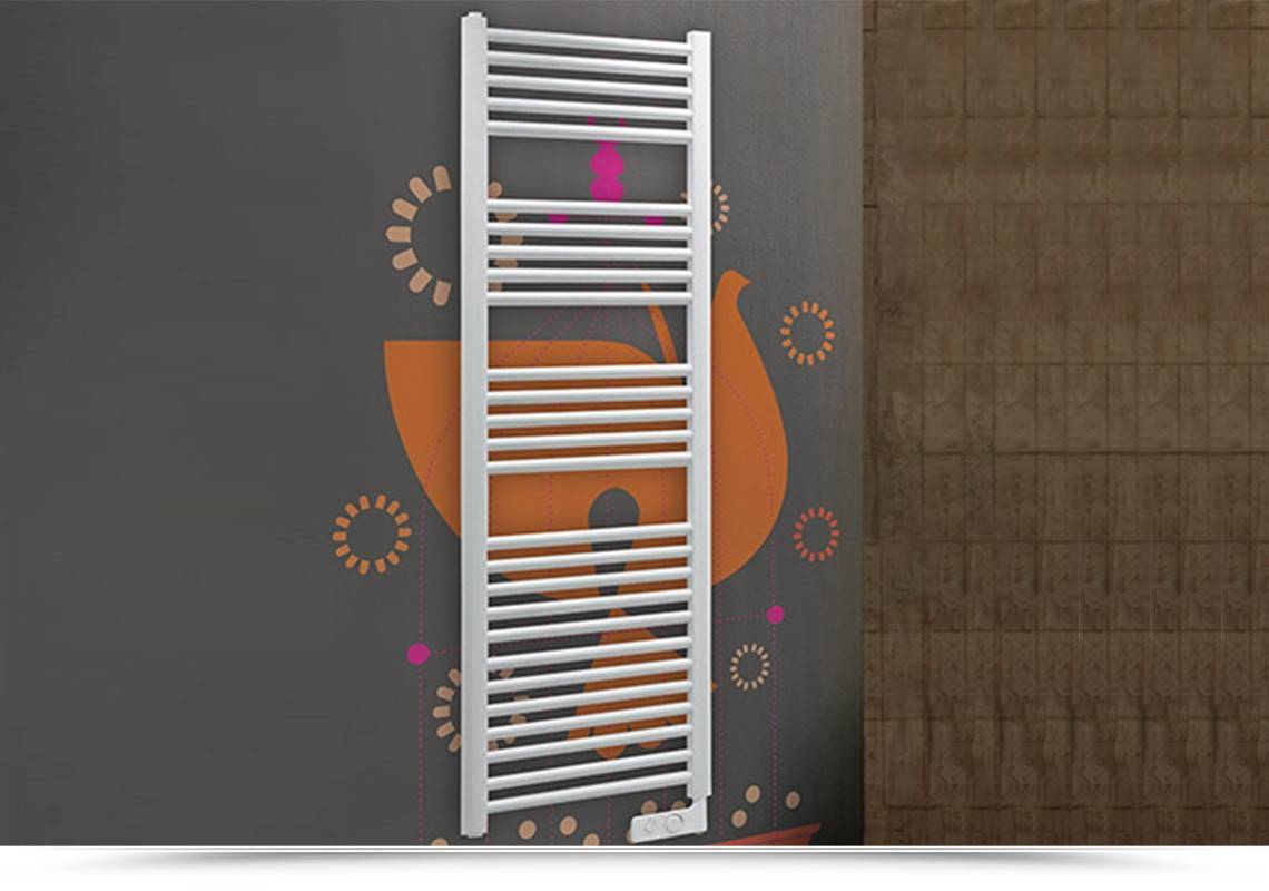 Termoarredo Lazzarini mod. Cortina 720x400 elettrico bianco