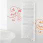 Lazzarini Cortina EVO Heated Towel Rail 1703x550 Electric White