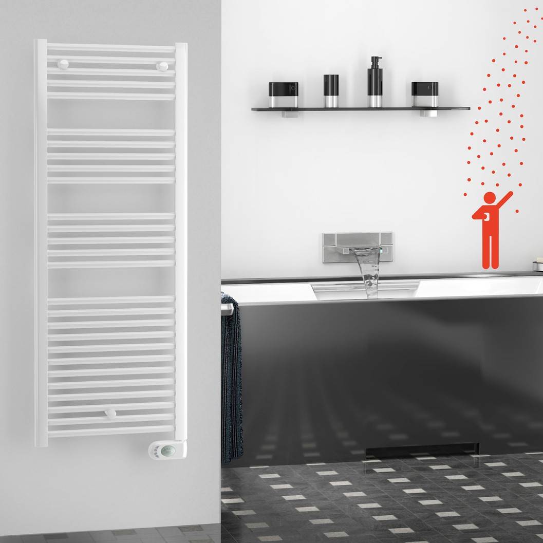 Termoarredo Lazzarini mod. Cortina EVO 920x480 elettrico bianco