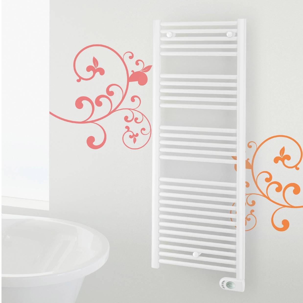 Termoarredo Lazzarini mod. Cortina EVO 920x480 elettrico bianco