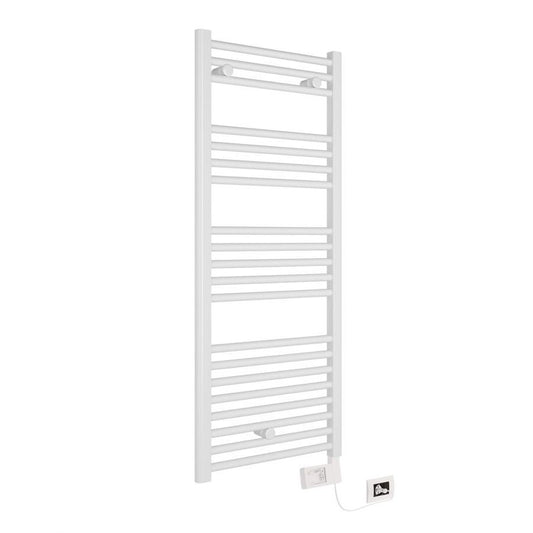 Termoarredo Lazzarini mod. E-Bormio 1200x500 500W con termostato elettronico bianco