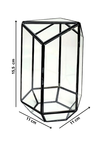 Terrarium geometrico Eden di Vetro 2TR064