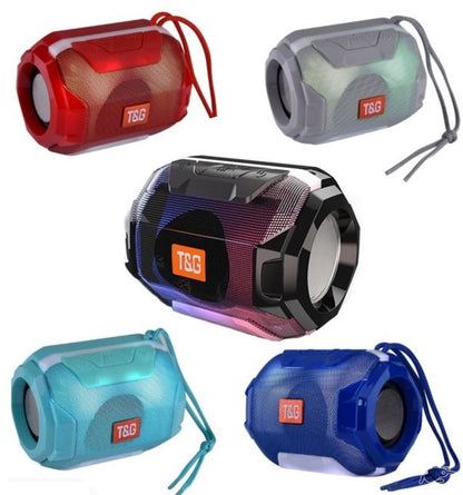 TRAGBARER LAUTSPRECHER 10W BLUETOOTH UKW-RADIO SD USB MP3 SMARTPHONE LAUTSPRECHER LED tg-162