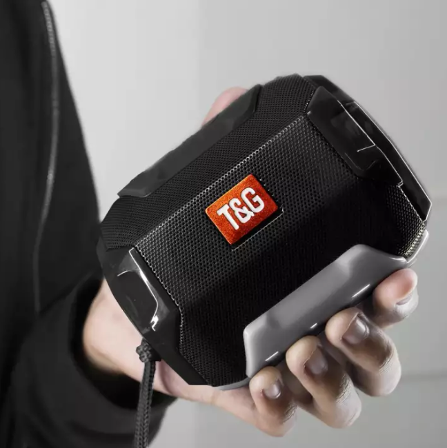 TRAGBARER LAUTSPRECHER 10W BLUETOOTH UKW-RADIO SD USB MP3 SMARTPHONE LAUTSPRECHER LED tg-162