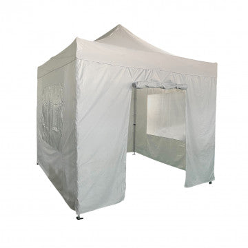Pareti laterali gazebo poliestere 300D bianco 270 gr 3x4,5 m
