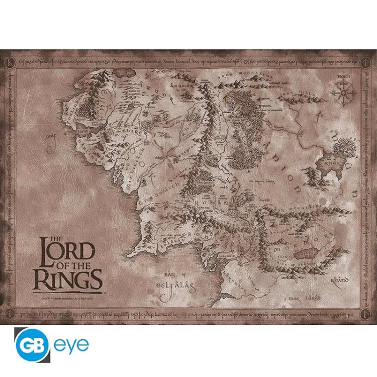 ABYSTYLE (DER HERR DER RINGE) SET 2 CHIBI POSTER: "DER HERR DER RINGE" 52X38