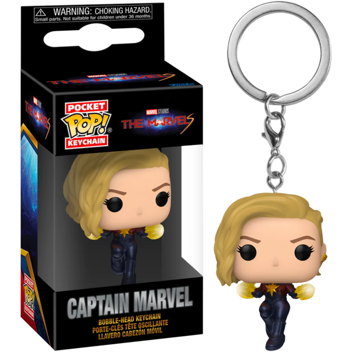 Funko Key ! Rocket - The Marvels - Captain Marvel Vinyl Figure 4Cm Portachiavi