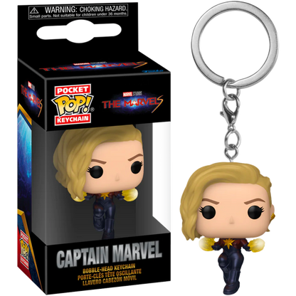 Funko Key ! Rocket - The Marvels - Captain Marvel Vinyl Figure 4Cm Portachiavi