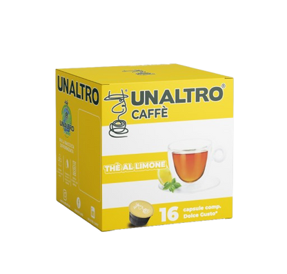 16 CAPSULE DOLCE GUSTO® UNALTRO CAFFE MISCELA THE AL LIMONE.