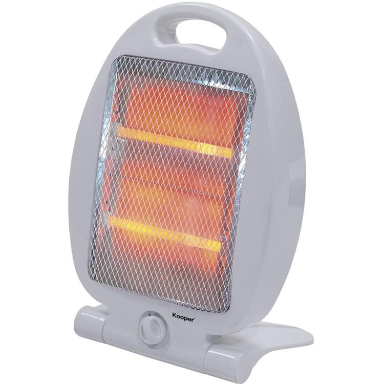 Kooper Thermo | Quarz-Elektroheizung mit 2 Heizelementen 400/800W Halogenheizlüfter