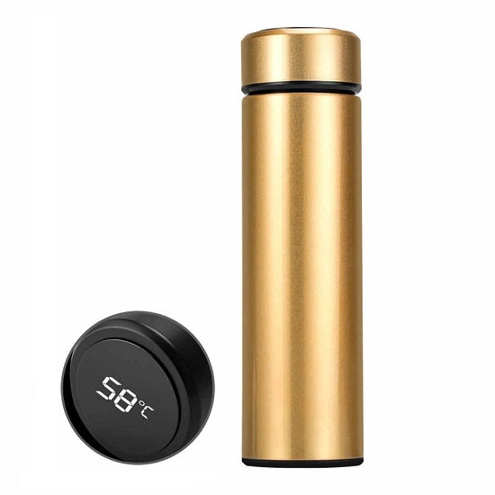 Thermos Display Touch LED Temperature Hot Cold Steel Drinks Liquids 450 ml