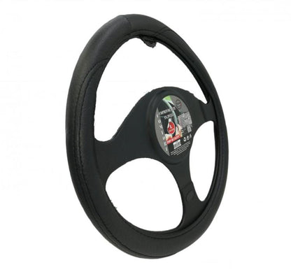 Coprivolante Auto Universale Fodera Volante 37-39cm Simil Pelle Nero 38cm Tuning