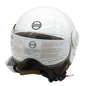 JET HELMET SIRIO SHINE MOTORCYCLE SCOOTER ECE APPROVED REMOVABLE VISOR (WHITE size M)