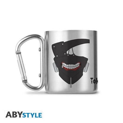 ABYSTYLE METALLBECHER TOKYO GHOUL "MASK" KEN KANEKI BECHER TRINKGEFÄSS GRIFF 320ML