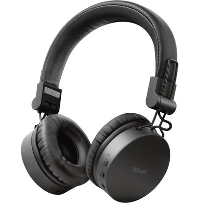 Trust Tones Kabellose Bluetooth-Kopfhörer, faltbar, für Smartphone und PC, schwarz