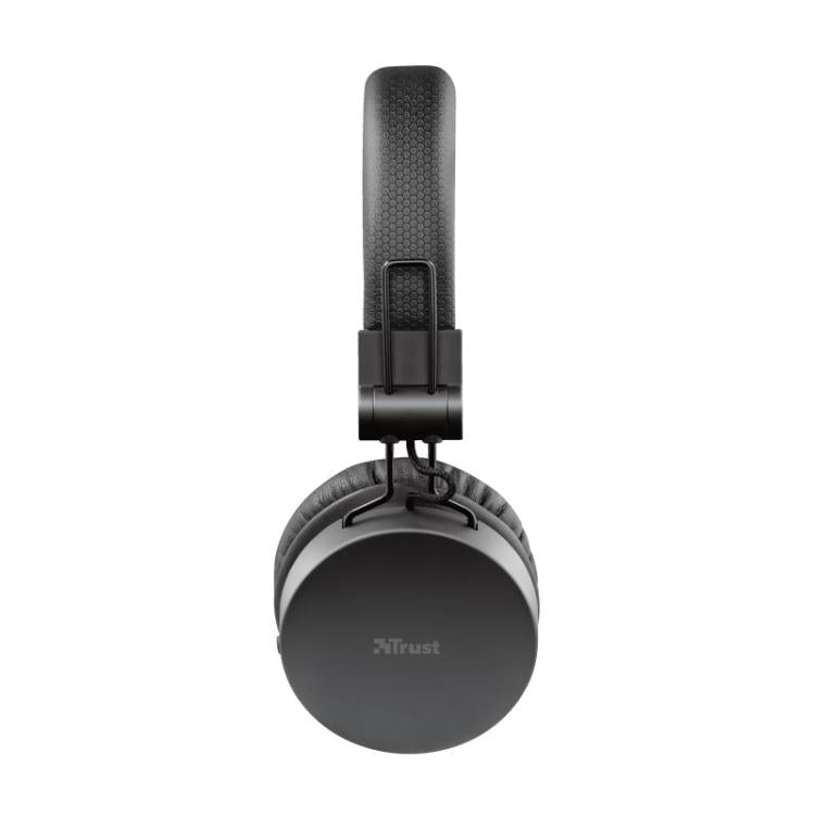 Trust Tones Kabellose Bluetooth-Kopfhörer, faltbar, für Smartphone und PC, schwarz