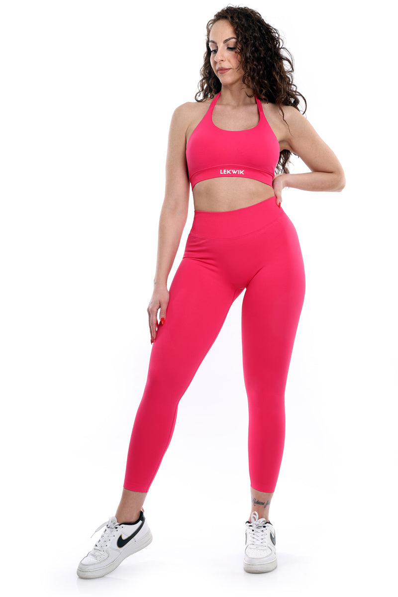 Top sportivo rosa modello IMMO