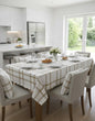 Tovaglia ZAFFIRO Cotone Jacquard Oro & Bronzo - Prodotto Artigianale Made in Italy