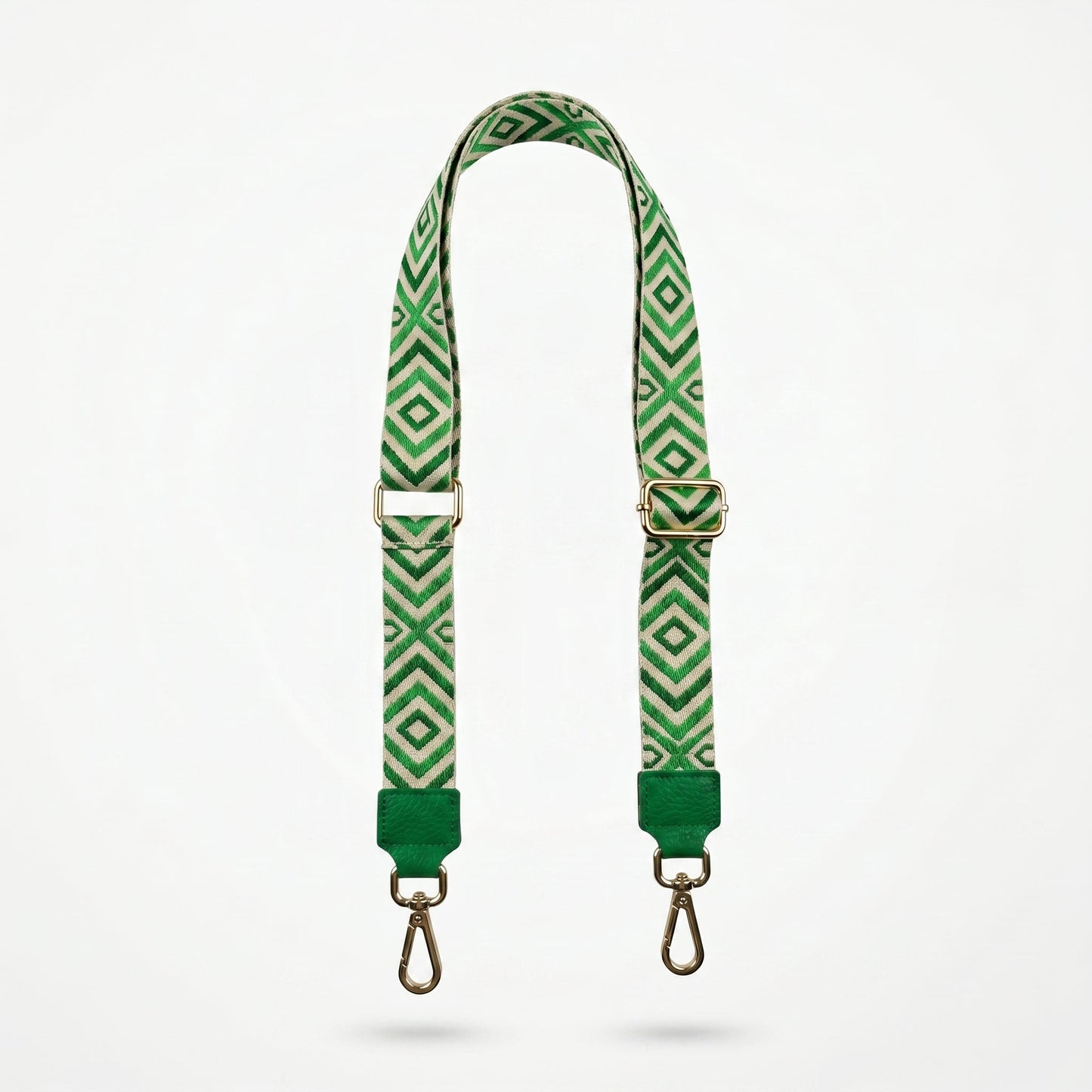 Stile Donna Bags - Tracolla per Borsa Fantasia Geometrica Verde