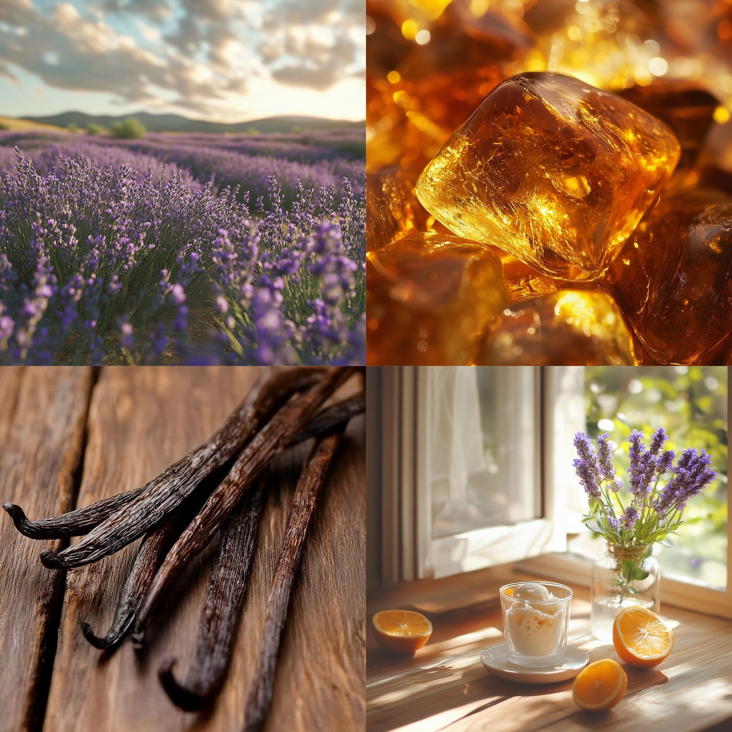 Candela Tranquility | lavanda, vaniglia e ambra