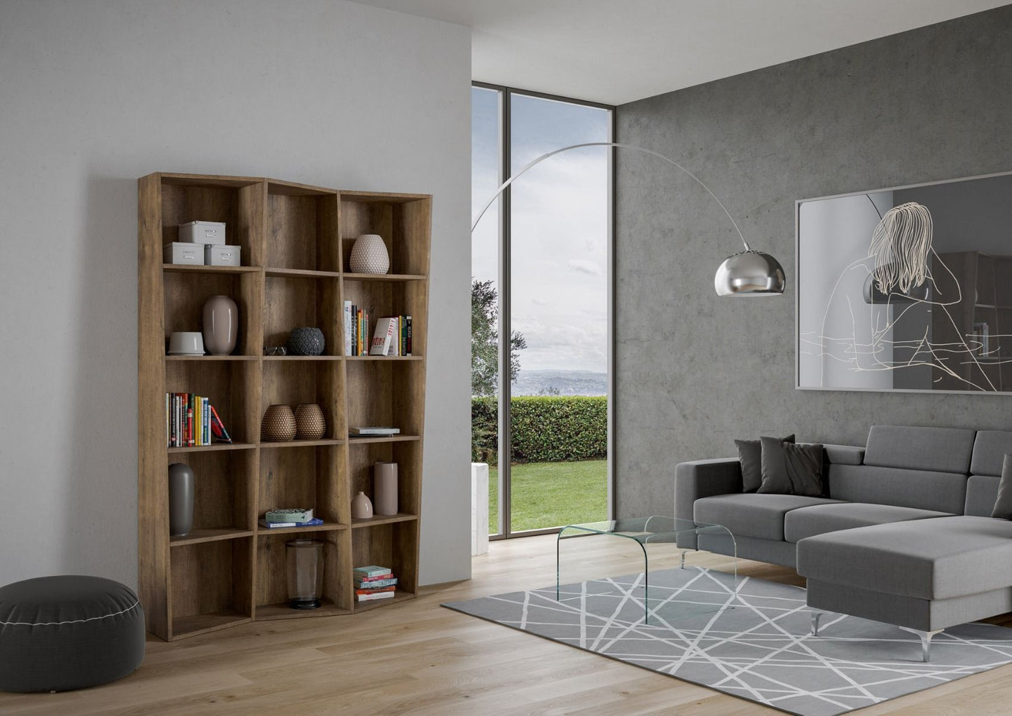Librerie TREK Serie 3, 5, 7: Design Elegante e Versatile per Ogni Spazio